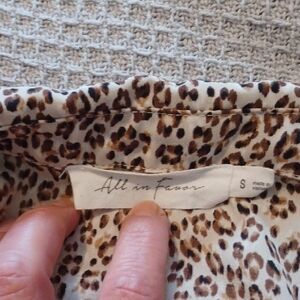 🐆All in Favor Animal Print Top